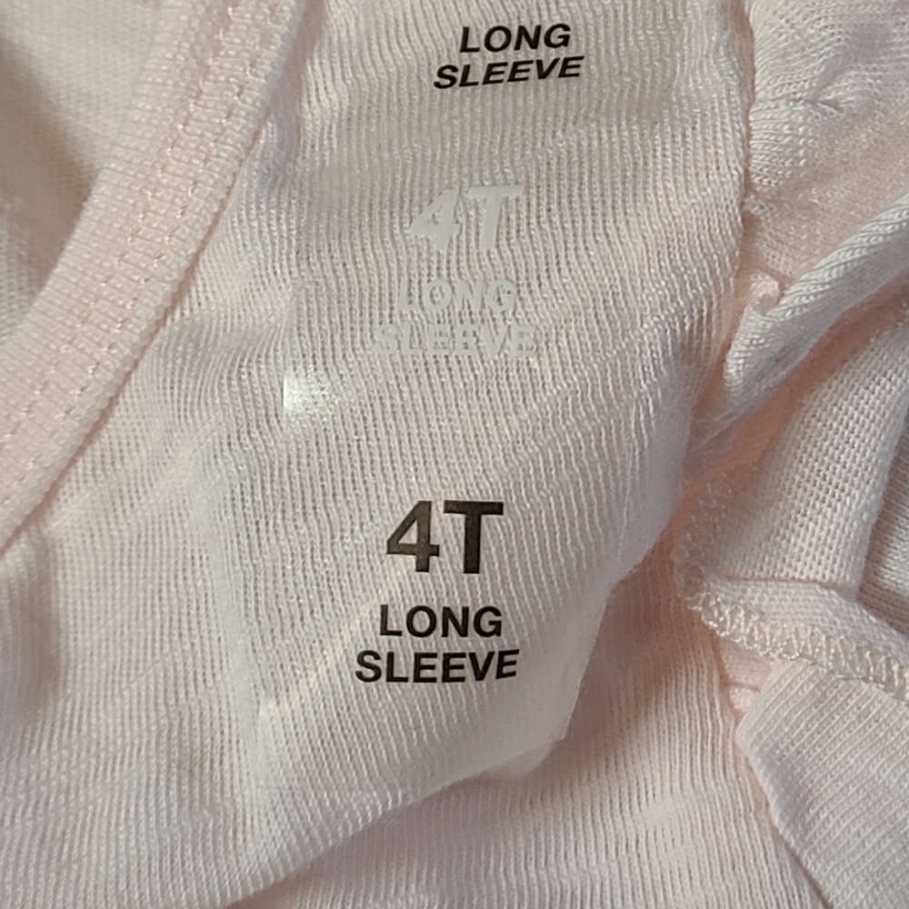 First Impressions Cute & Adorable Ruffled Pink Long Sleeve Kids Top NWT Size 4T - Picture 4 of 9